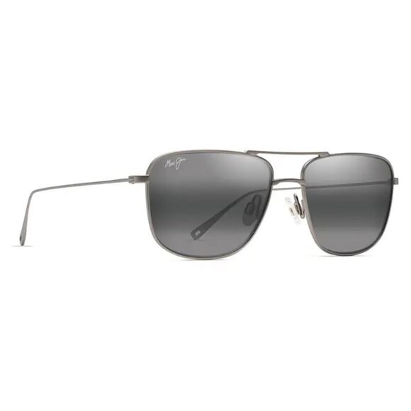 New MAUI JIM Mikioi Grey Polarised Square 887 17 Sunglasses Women - Picture 1 of 4